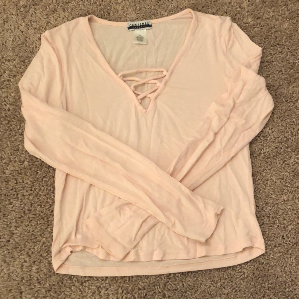 Crop top long sleeve